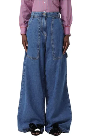 Etro Femme, Jeans, Bleu, Taille: W26 Jean Large Bleu Classique