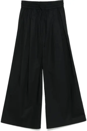 Twin-Set Femme, Pantalons, Noir, Taille: 44 FR Pantalon noir avec taille élastique