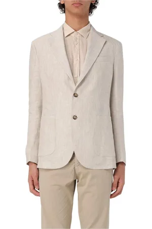 BROOKSFIELD Homme, Vestes, , Taille: M Blazer Classique en Lin avec Poches