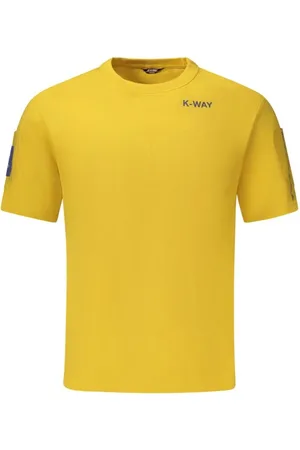 K-Way Homme, Tops, Jaune, Taille: L T-shirt Homme en Coton Jaune