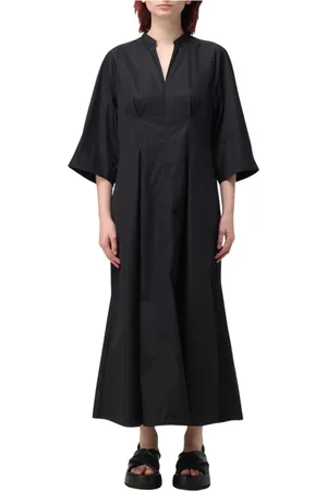 Aspesi Femme, Robes, Noir, Taille: 40 FR Robe Longue Noire Élégante