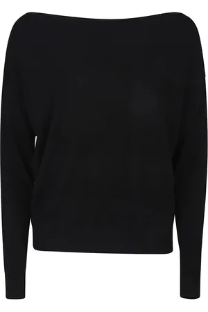 Patrizia Pepe Femme, Pulls, Noir, Taille: 36 FR Pull en Tricot Élégant pour Femmes