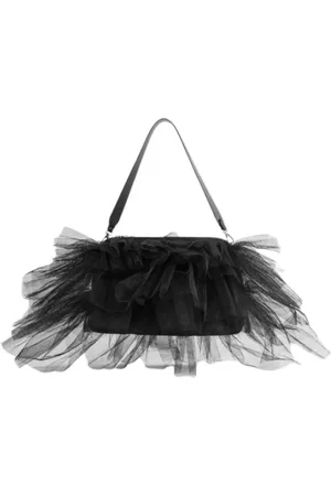Simone Rocha Femme, Sacs, Noir, Taille: ONE Size Sac à Bandoulière en Maille Tutu Noir