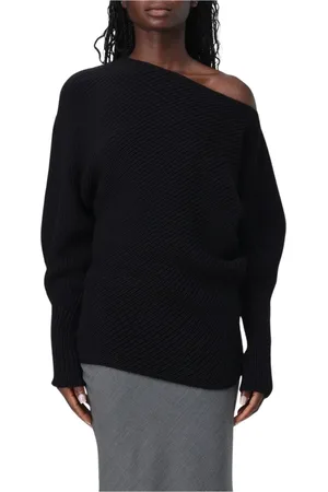 Serafini Femme, Pulls, Noir, Taille: 36 FR Pull Rouge à Côtes
