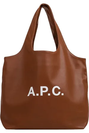 A.P.C. Femme, Sacs, Brun, Taille: ONE Size Sac Marron Imprimé