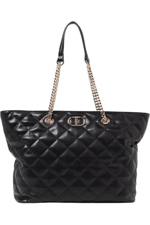 Twin-Set Femme, Sacs, Noir, Taille: ONE Size Sac Fourre-Tout Noir Chic