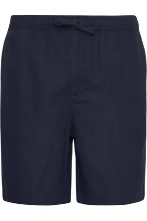 Barbour Homme, Shorts, Bleu, Taille: S Shorts en Coton et Lin Navy