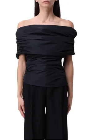 COPERNI Femme, Blouses et Chemises, Noir, Taille: 36 FR Haut Élégant Épaules Dénudées Noir