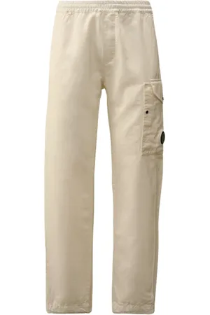 C.P. Company Homme, Pantalons, , Taille: XL Cargo Gauze White Pantalon Large