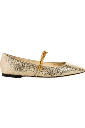 Jimmy Choo Femme, Chaussures, Jaune, Taille: 36 EU Ballerines en diamant