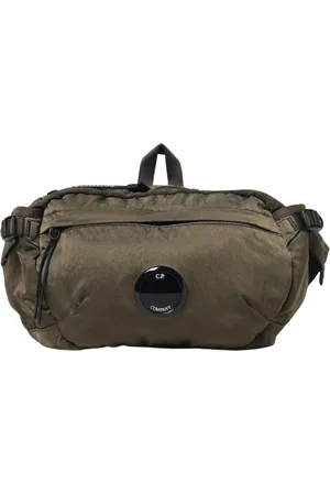 C.P. Company Homme, Sacs, Vert, Taille: ONE Size Sac banane noir élégant et fonctionnel