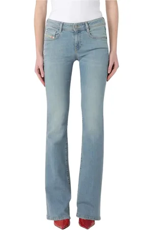 Diesel Femme, Jeans, Bleu, Taille: W26 Jeans Évasés Bleus pour Femmes