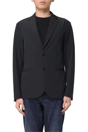 Armani Exchange Homme, Vestes, Noir, Taille: L Blazer Noir Élégant