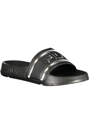 Fila Femme, Chaussures, Noir, Taille: 39 EU Sandalette noire avec détails du logo