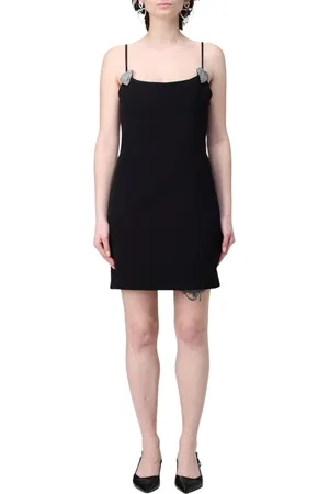 BLUMARINE Femme, Robes, Noir, Taille: 36 FR Robe Noire avec Détail de Cœur