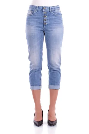 Dondup Femme, Jeans, Bleu, Taille: W27 Jean Bleu avec Logo et Poches