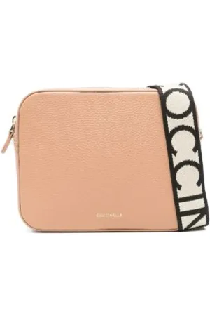 Coccinelle Femme, Sacs, , Taille: ONE Size Sac Bandoulière en Cuir avec Bandoulière Logotée