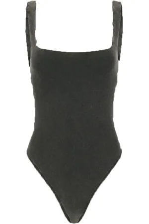 Entire Studios Femme, Tops, Noir, Taille: 40 FR Body à encolure carrée
