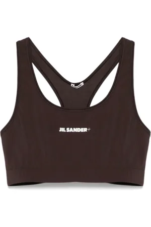 Jil Sander Femme, Sport, Brun, Taille: 40 FR Top Sportif Genache