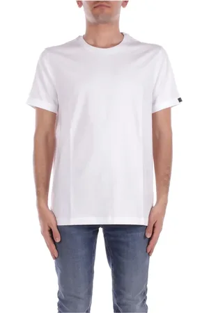 FAY Homme, Tops, Blanc, Taille: M T-shirt Logo Front Blanc