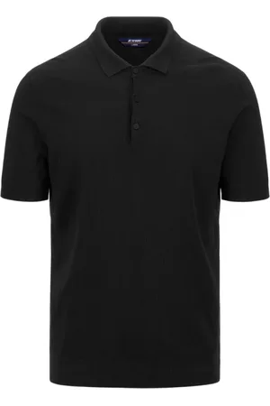 K-Way Homme, Tops, Noir, Taille: M Polo Classique en Coton Noir