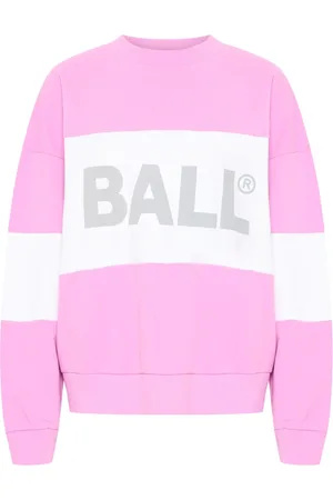 Ball Femme, Sweatshirts et sweats à capuche, Violet, Taille: 38 FR Sweat à col rond sportif avec logo