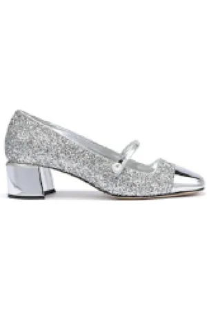 Jimmy Choo Femme, Chaussures, Gris, Taille: 35 1/2 EU Chaussures à talons élégantes