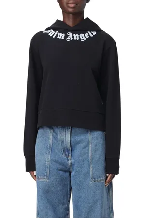 Palm Angels Femme, Sweatshirts et sweats à capuche, Noir, Taille: 36 FR Sweat à capuche ample noir