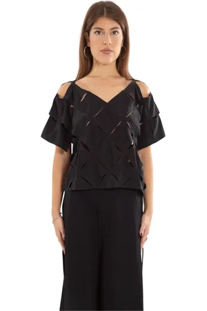 Y-3 Femme, Tops, Noir, Taille: 40 FR Haut Puzzle Vented Noir