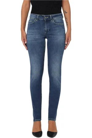 Dondup Femme, Jeans, Bleu, Taille: W34 Jeans Skinny Confortables et Élégants Femmes