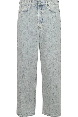 Acne Studios Homme, Jeans, Bleu, Taille: L Jean large taille basse en denim