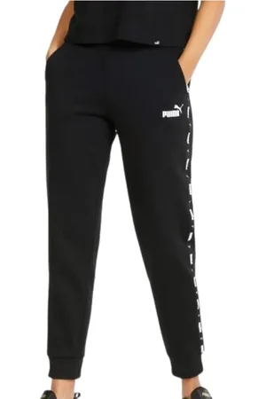 PUMA Femme, Pantalons, Noir, Taille: 38 FR Pantalon avec Bande Power Tape Noir