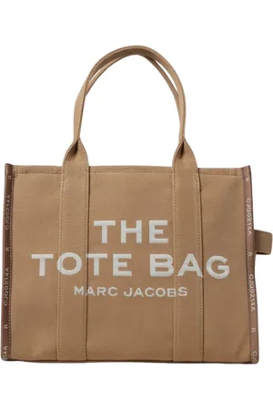 Marc Jacobs Femme, Sacs, Brun, Taille: ONE Size Sac Fourre-Tout en Toile avec Logo Jacquard