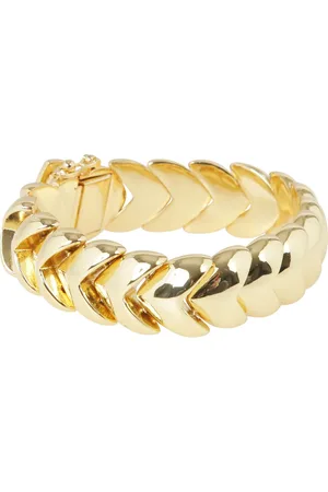 ANINE BING Femme, Accessoires, Jaune, Taille: ONE Size Bracelet avec motif cœur et fermeture à pression