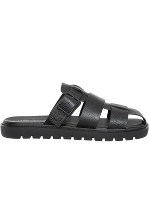 Calvin Klein Homme, Chaussures, Noir, Taille: 43 EU Mule Bride Couleur Unie