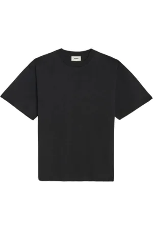 A PAPER KID Homme, Tops, Noir, Taille: M T-shirt noir avec lettrage en perles
