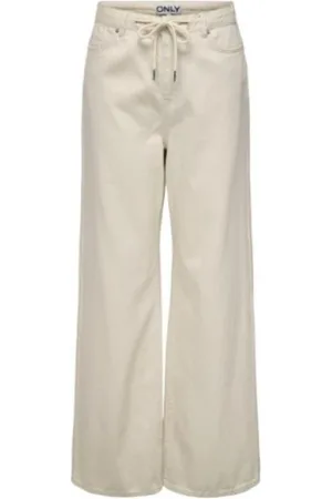 ONLY Femme, Pantalons, , Taille: 38 FR Pantalon Large en Denim pour Femme