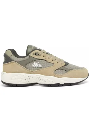 Lacoste Homme, Chaussures, Multicolore, Taille: 40 EU Vintage Suede Trainers - Khaki