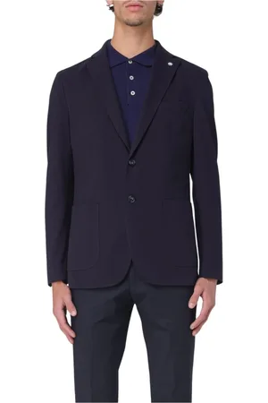 Manuel Ritz Homme, Vestes, Bleu, Taille: M Blazer Bleu Extensible pour Homme