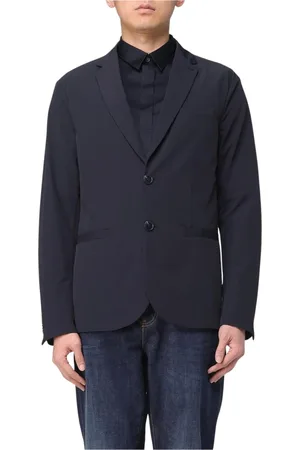 Armani Exchange Homme, Vestes, Bleu, Taille: L Blazer Homme Classique Deux Boutons