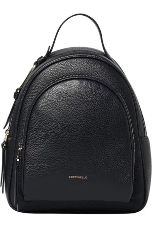 Coccinelle Femme, Sacs, Bleu, Taille: ONE Size Sac à Dos Élégant en Cuir Nude