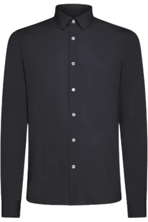 RRD Homme, Chemises, Bleu, Taille: M Chemise Oxford Slim Fit Bleu Noir