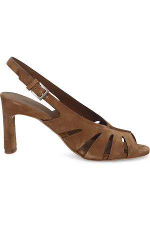 ROBERTO DEL CARLO Femme, Chaussures, Brun, Taille: 39 EU Talons en daim marron pour femmes