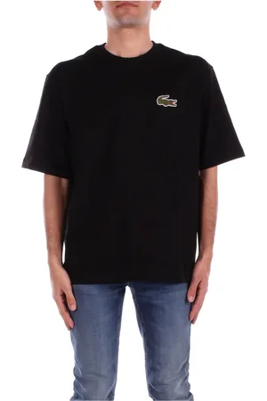 Lacoste Homme, Tops, Noir, Taille: L Noir Logo Devant T-shirt Polo
