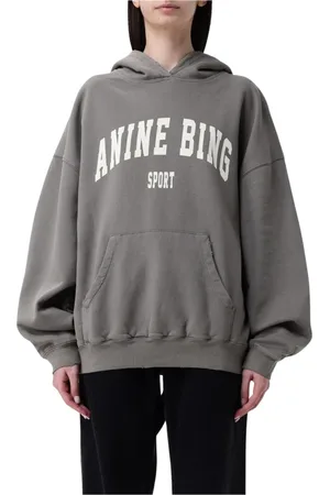 ANINE BING Femme, Sweatshirts et sweats à capuche, Vert, Taille: 36 FR Sweat à Capuche Vert Oversize