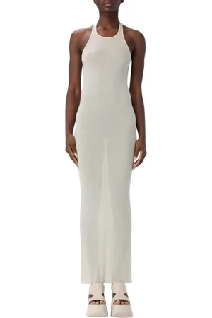 Rick Owens Femme, Robes, , Taille: 36 FR Robe Longue Côtelée