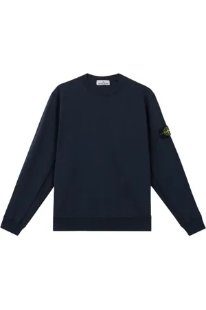 Stone Island Homme, Sweatshirts et sweats à capuche, Bleu, Taille: 2XL Pull en Polaire Vintage Bleu