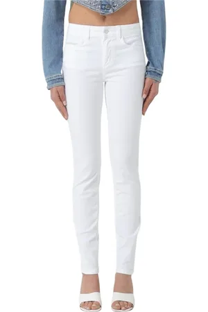 Liu Jo Femme, Jeans, Blanc, Taille: W32 Jean Skinny Blanc pour Femmes