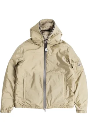 Moncler Homme, Vestes, , Taille: L Doudoune avec bordure rayée