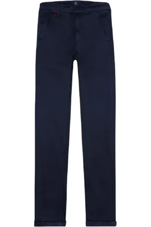 sartoria tramarossa Homme, Jeans, Bleu, Taille: W35 Pantalon Bleu avec Design de Poche Américain